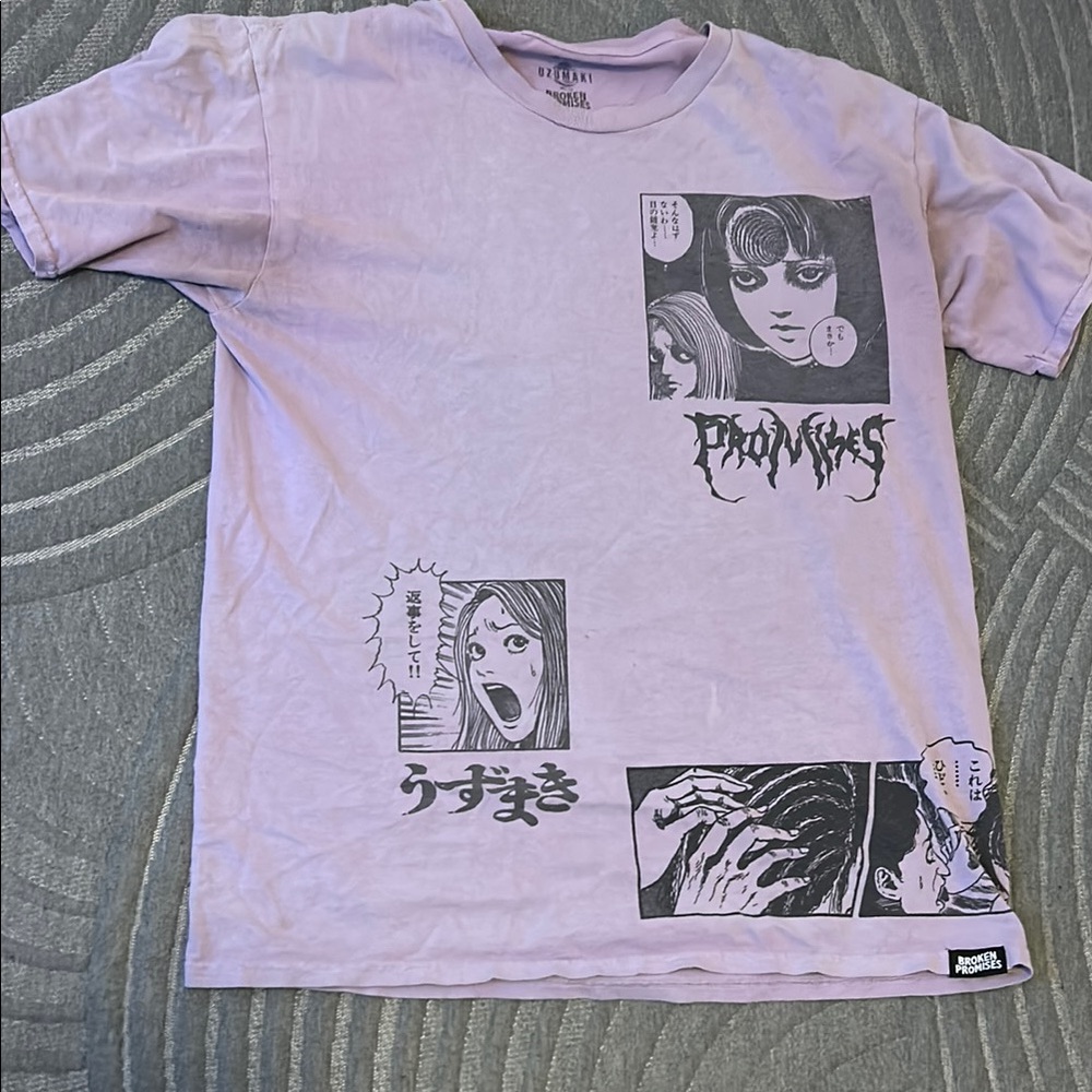Purple Graphic Mens T-Shirt